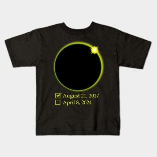 Solar Eclipse checklist Kids T-Shirt